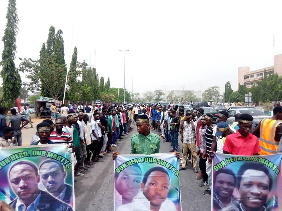  free zakzaky protest in Abuja on wed 17th april 2019 